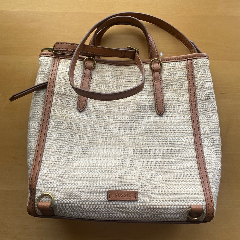 Fossil Camilla convertible back pack and shoulder strap purse